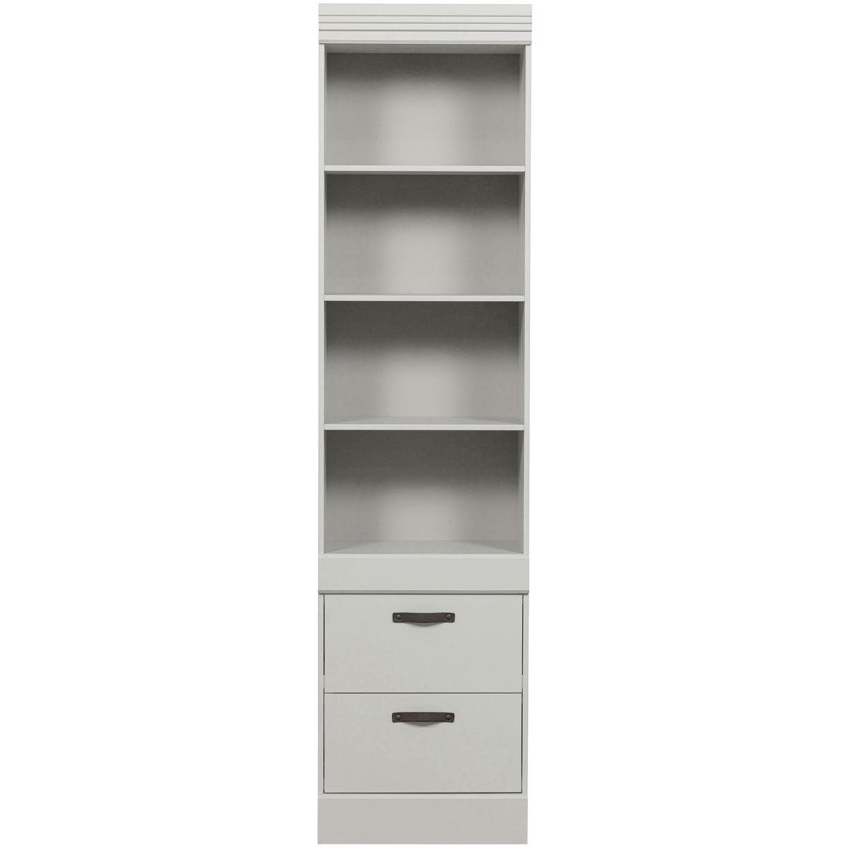 Mehrzweckschrank Bold Weiß - Weiß, Design, Holz (54/215/43cm) - Livetastic