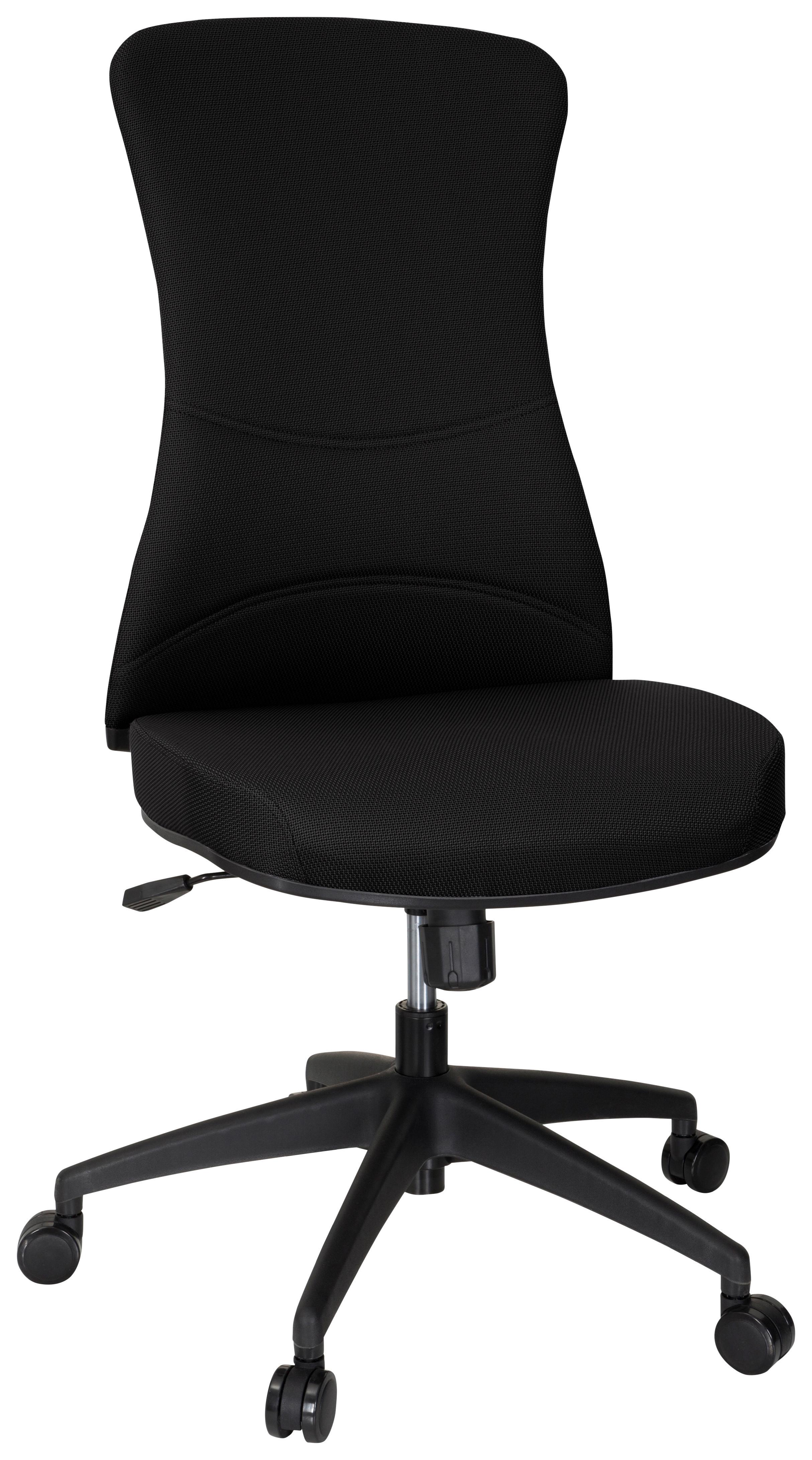 Pisarniški Stol Office Xt, Črna - črna, Moderno, umetna masa/tekstil (54/116/65cm) - MID.YOU