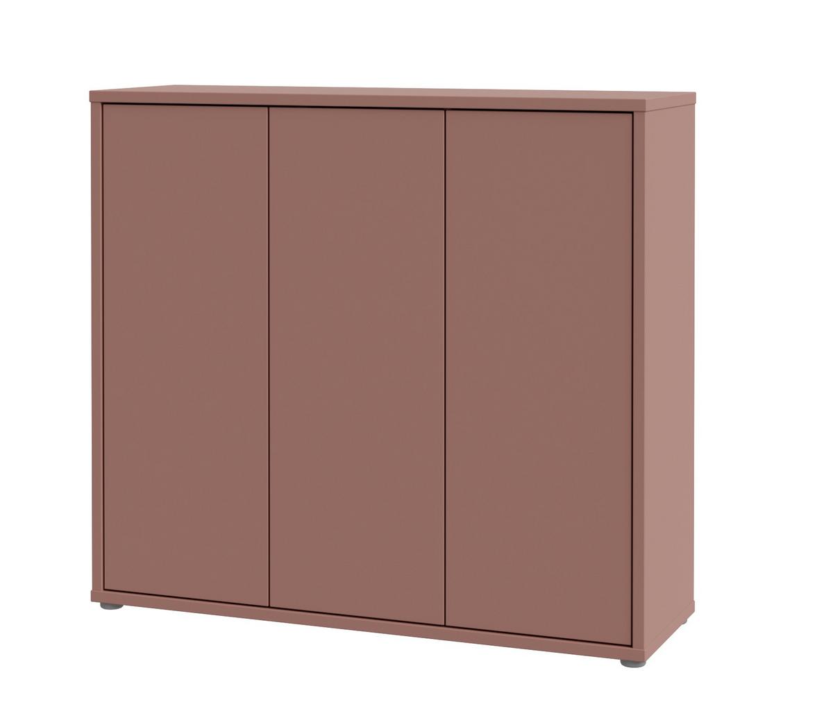 Ormarić Za Cipele Alice - siva/terakota, Moderno, drvni materijal/plastika (109,2/99,1/34,9cm) - Modern Living