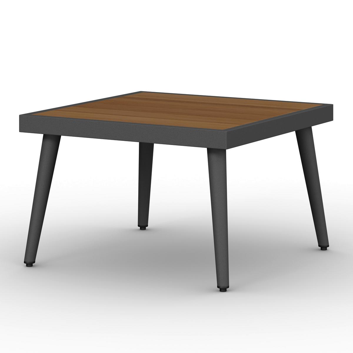 Kerti Garnitúra Sallie - világosszürke/natúr színű, Modern, fa/fém - Bessagi Garden