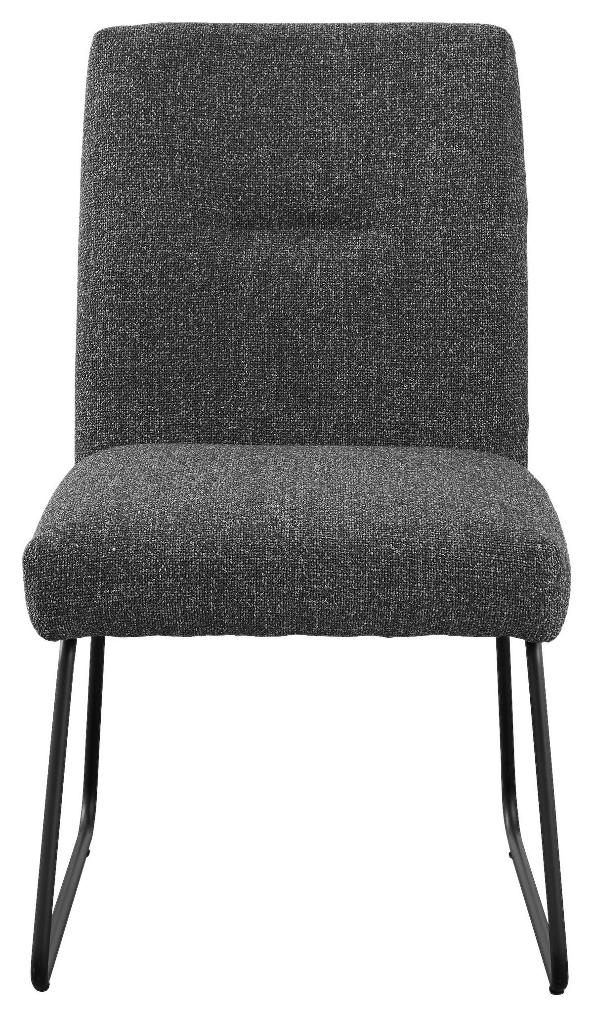 KRZESŁO TRACY - antracytowy/czarny, Design, metal/tkanina (51,5/92,5/65cm) - SetOne by Musterring