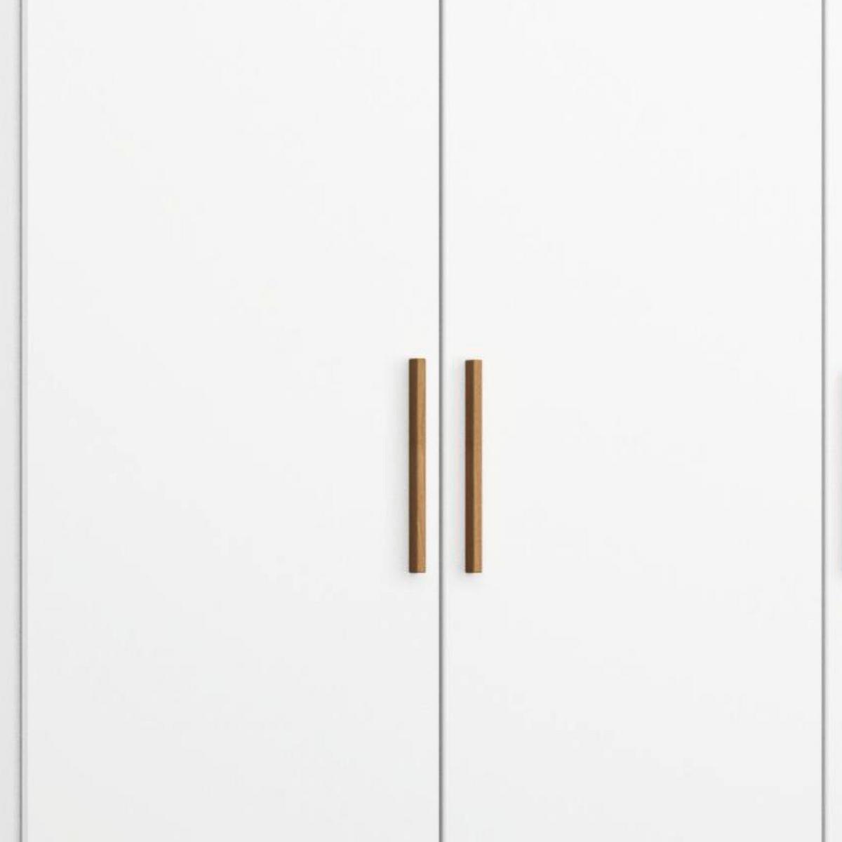 DULAP USI ROTATIVE CARLSSON - alb, Basics, material pe bază de lemn (136/203/53cm) - Modern Living