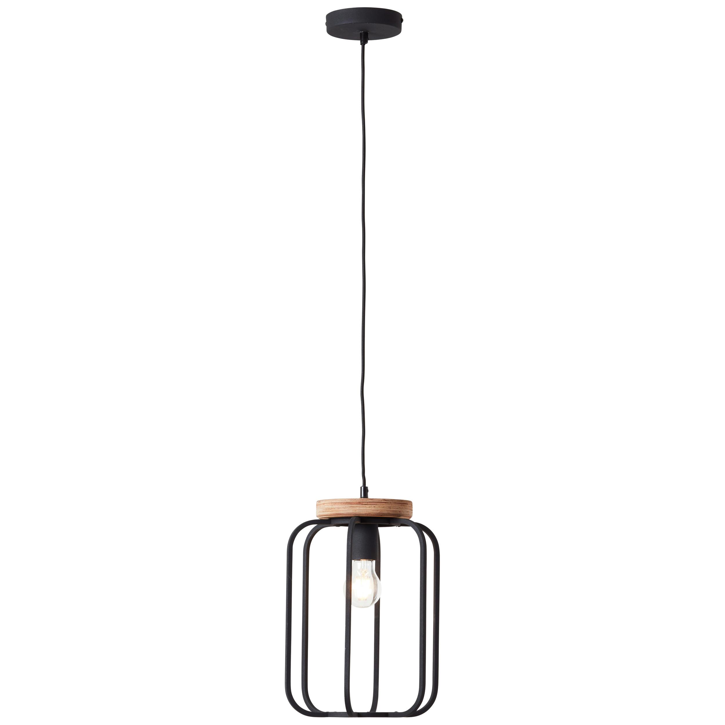 Hängeleuchte Tosh Schwarz max. 40 Watt - Schwarz, LIFESTYLE, Metall (25/130cm) - Brilliant