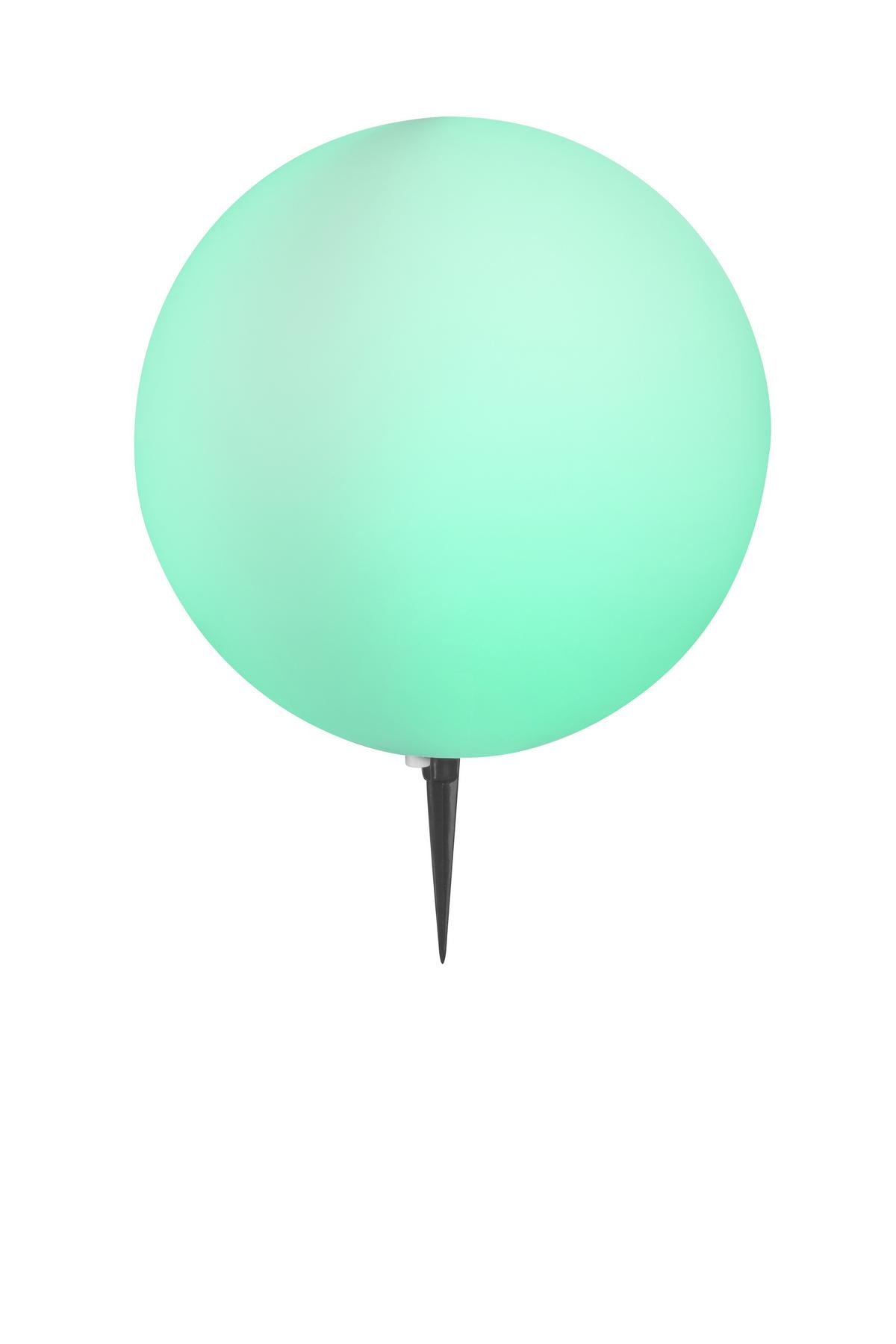 AUSSENSTEHLEUCHTE 31776 TOULA - Weiss/Schwarz, Design, Kunststoff (40/56cm) - Globo