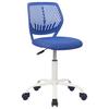 CHAISE PIVOTANTE POUR ADOS KIRA - bleu/blanc, MODERN, métal/matière synthétique (40/87/44cm) - Mömax