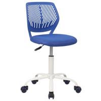 Jugenddrehstuhl Kira Blau ca. 40x87x44cm - Blau/Weiß, MODERN, Holz/Kunststoff (40/87/44cm) - Mömax