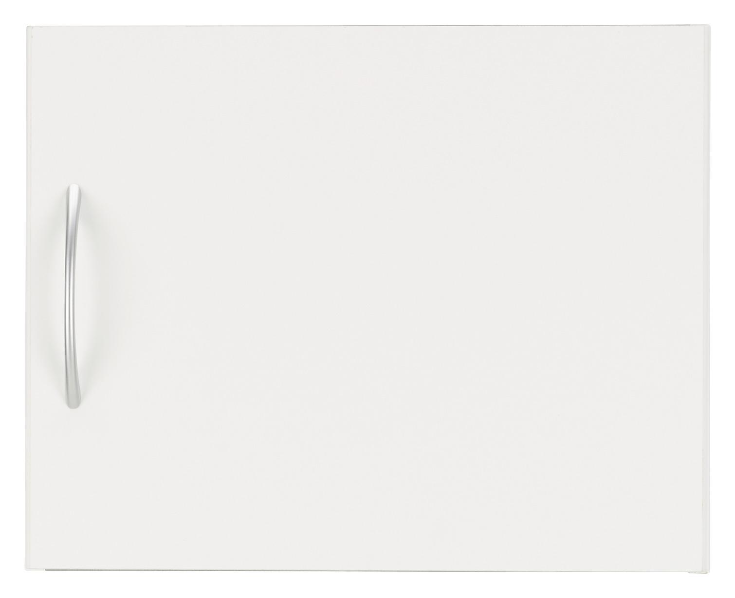 Aufsatzschrank in Weiß - Alufarben/Weiß, Holzwerkstoff/Kunststoff (50/40/40cm) - Modern Living