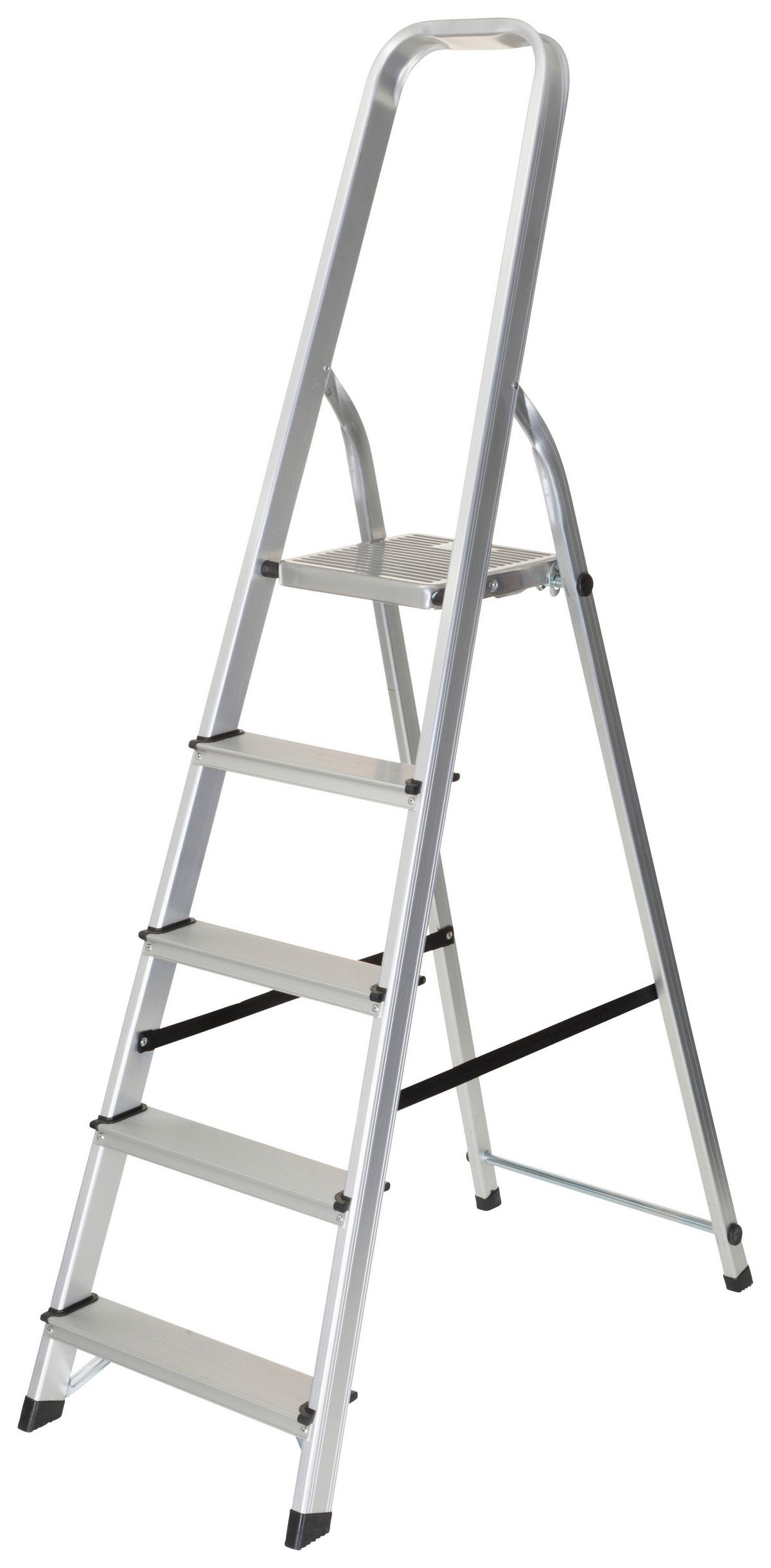 Zložljiva Lestev Solid Iii, Aluminij - barve aluminija, Basics, kovina (44/170/12cm) - MID.YOU