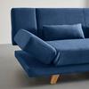 BÄDDSOFFA FUNKY - blå/naturfärgad, Modern, trä/textil (183/73/79cm) - Bessagi Home