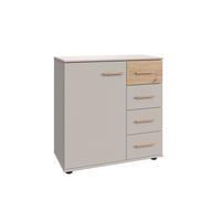 Komoda Lumio - kašmir/hrast Artisan, Konvencionalno, drvni materijal/plastika (81/83/41cm) - Modern Living