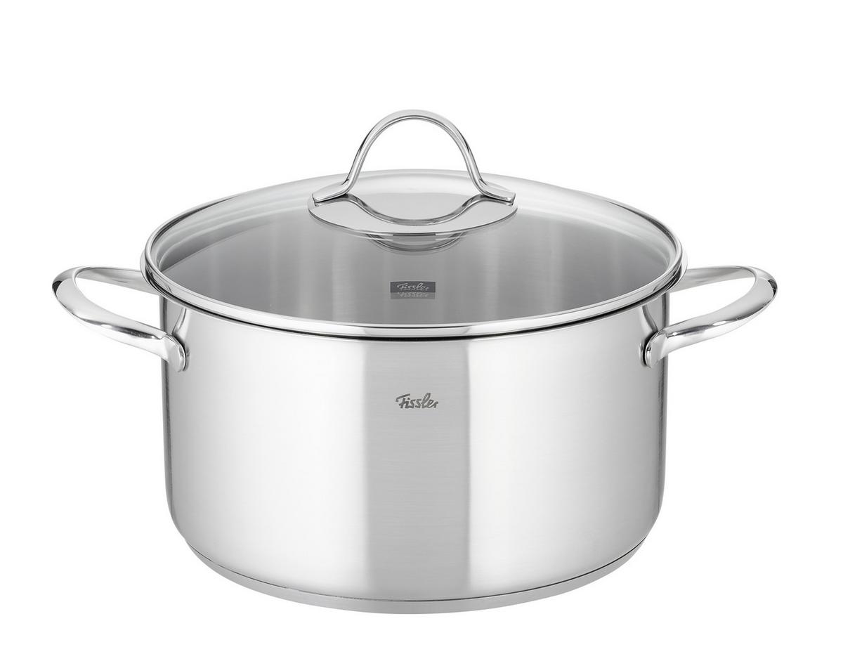ZESTAW GARNKÓW 00211405000 FISSLER - kolor srebrny/przejrzysty, Basics, metal/szkło - Fissler