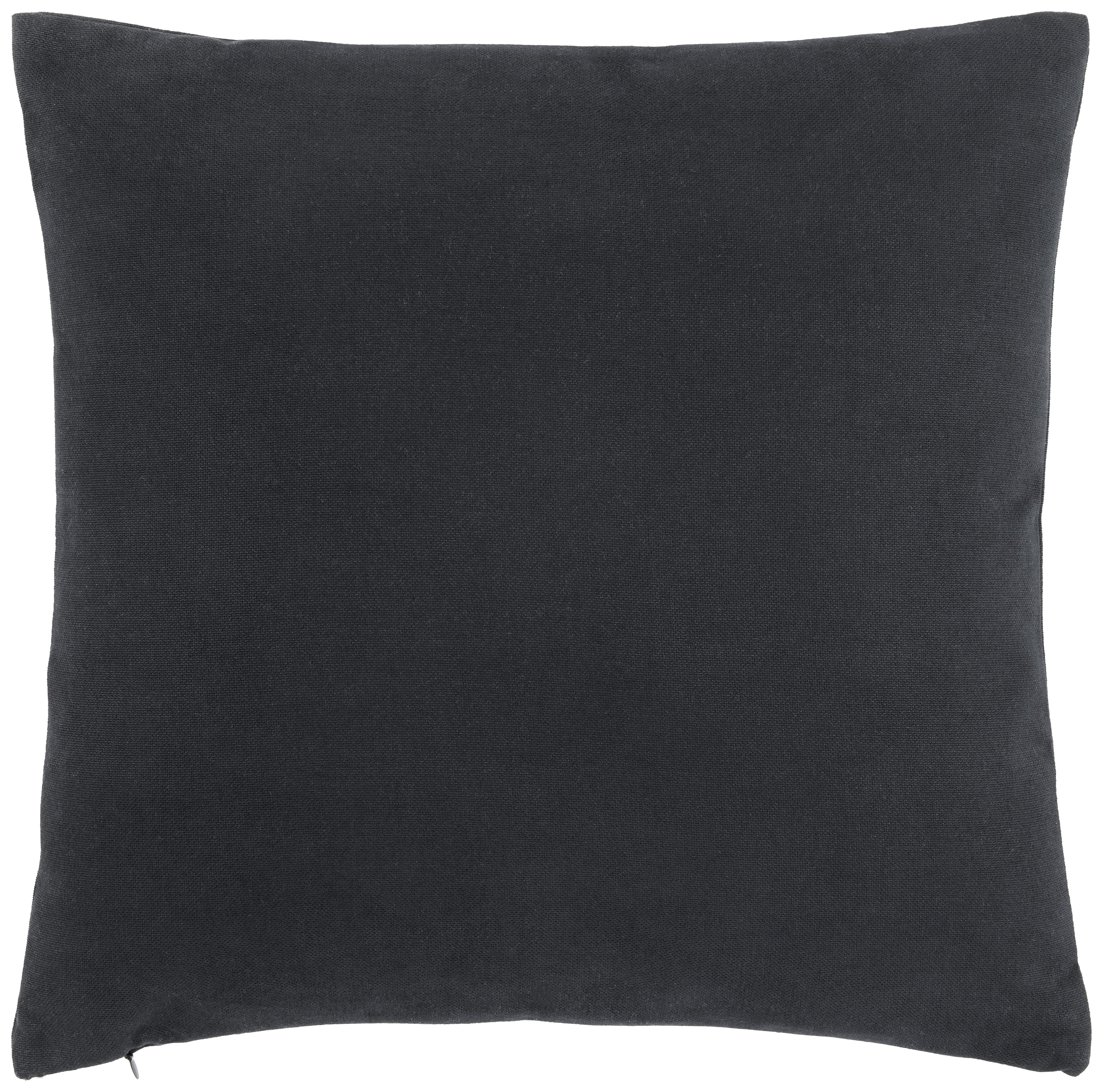 Zierkissen Lexi in Schwarz ca. 45x45cm - Schwarz, MODERN, Textil (45/45cm) - Modern Living