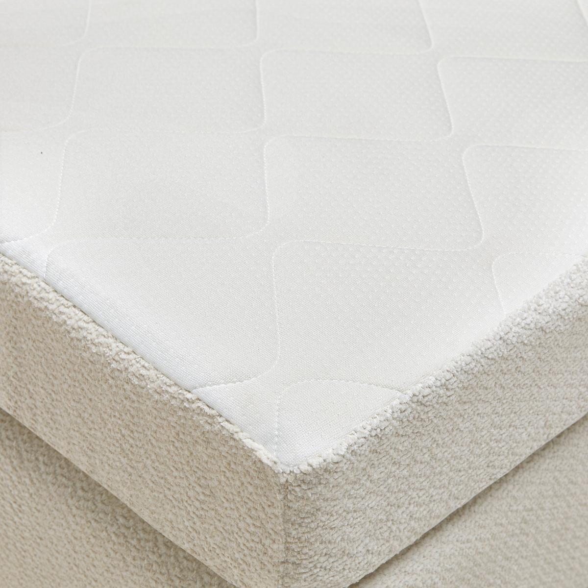 Boxspringbett Fano Beige ca. 180x200cm - Beige/Schwarz, KONVENTIONELL, Kunststoff/Textil (180/200cm) - Mömax