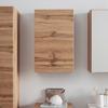 ÖVERSKÅP FLORIDA -EXKLUSIV- - kromfärg/ekfärgad, Modern, metall/trämaterial (40/64/20cm) - Premium Living