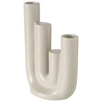 Stabkerzenhalter Danara I Hellgrau - Hellgrau, Basics, Keramik (4,5/17,3/12,5cm) - Mömax