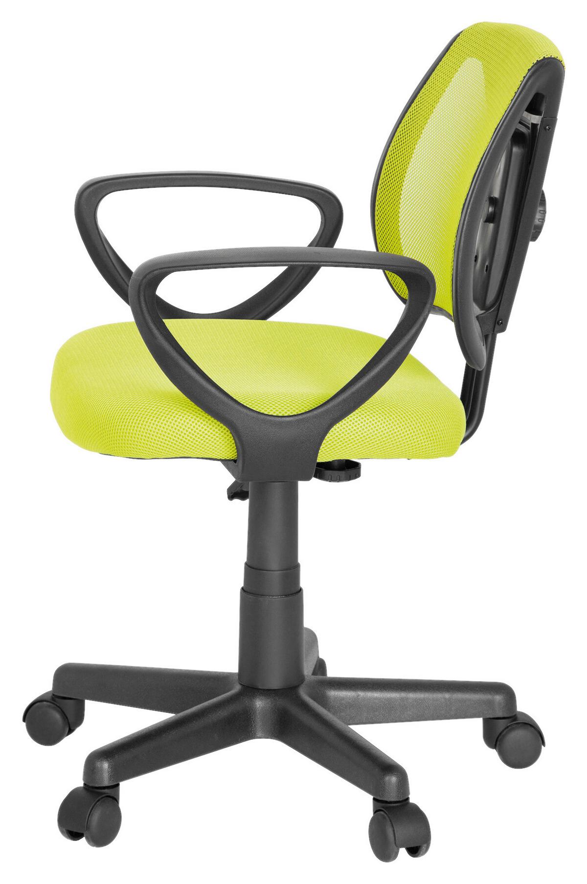 Mladinski Vrtljivi Stol Kiddy Cd, Zelena - zelena, Basics, umetna masa (58/75-92/45cm) - MID.YOU