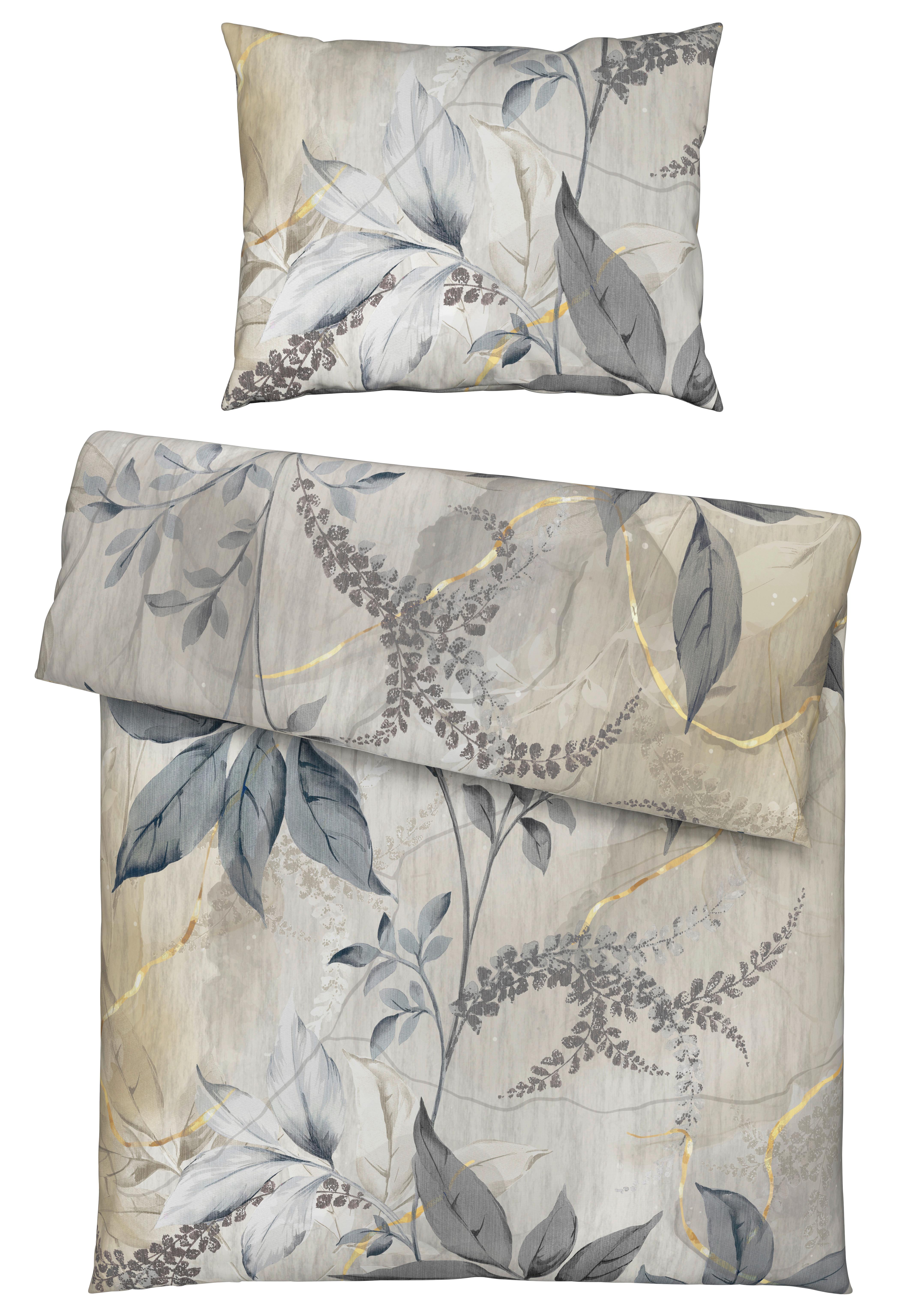 Ágyneműhuzat-garnitúra Chiara - bézs, Konventionell, textil (140/200cm) - Modern Living