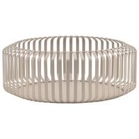 Dekoschale Jana Beige ⌀ ca. 27cm - Beige, MODERN, Metall (27/10,5cm) - Mömax