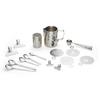 Kaffeeset Cosme in Silberfarben, 23-teilig - Silberfarben, Basics, Metall - Echtwerk