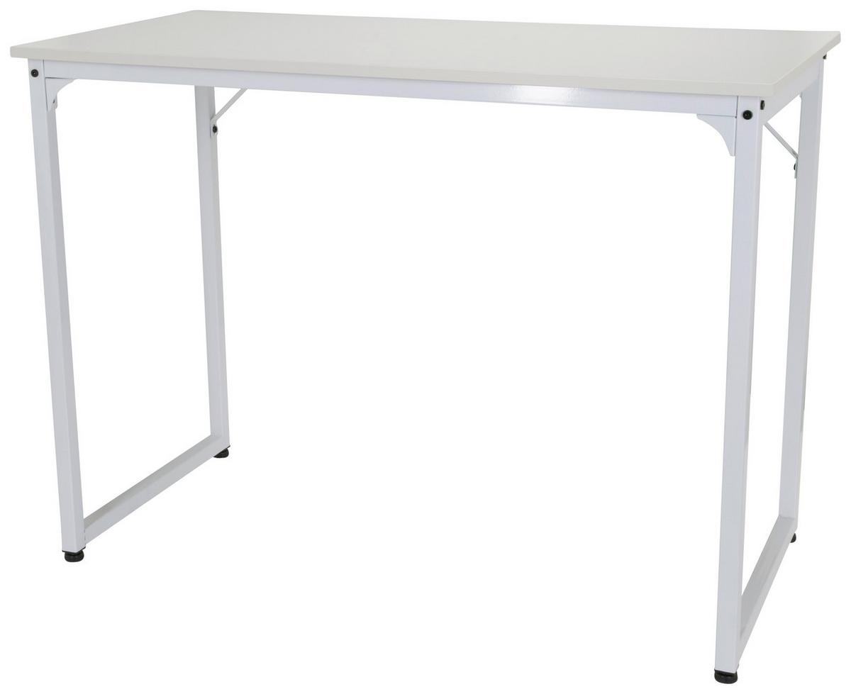 Pisalna Miza Workspace I, Bela - bela, Basics, kovina/leseni material (120/50/74cm) - MID.YOU