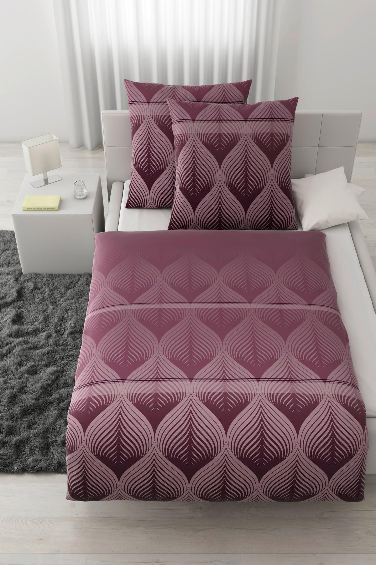 Bettwäsche Domps XXL Mauve ca. 200x200cm - Mauve, MODERN, Textil (200/200cm) - Modern Living