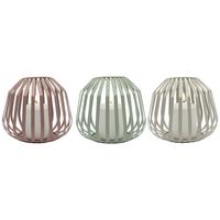 Laterna Za Led-svečo Silvie - pink/zelena, Moderno, kovina/umetna masa (20/17cm) - Mömax