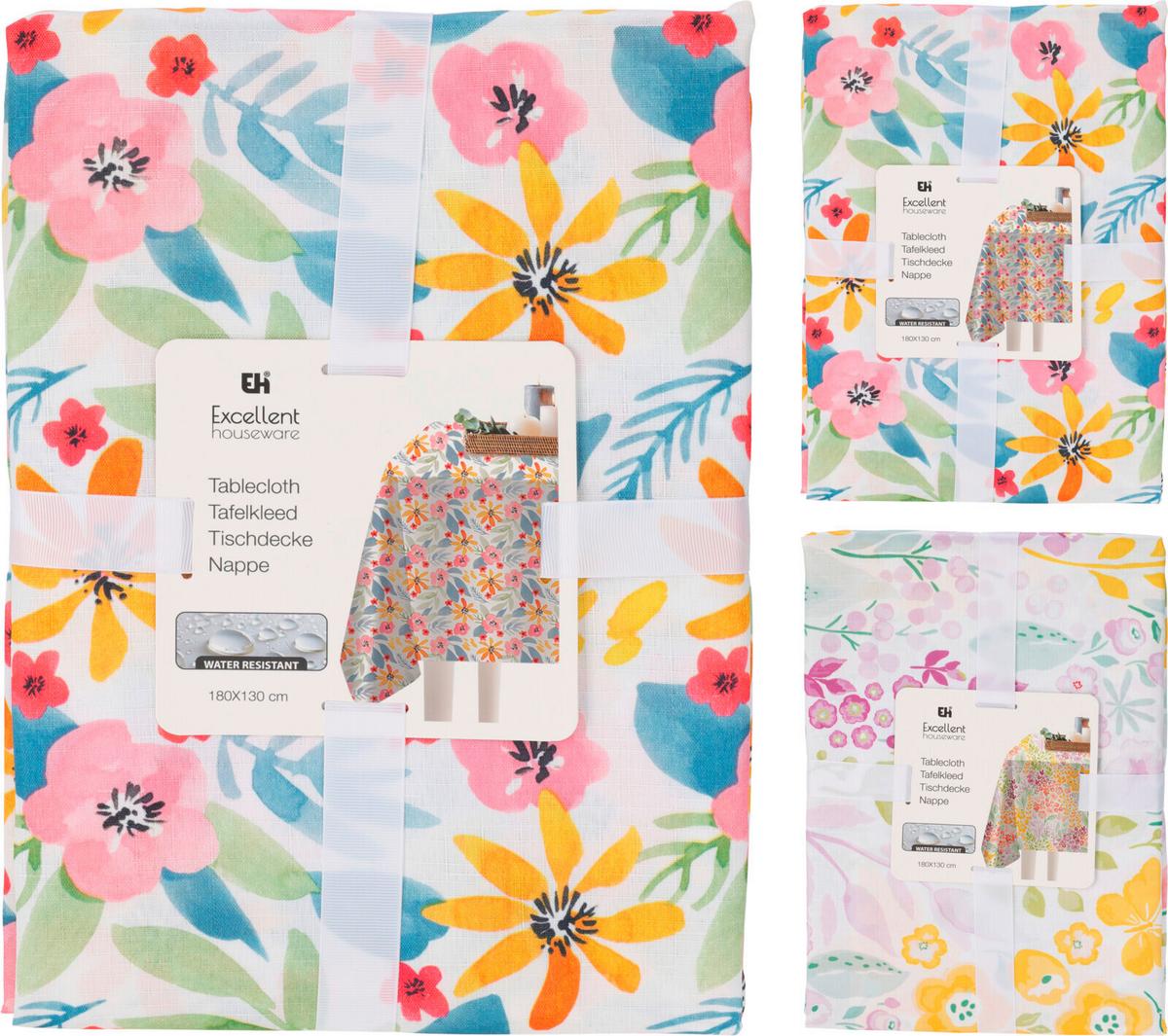 Asztalterítő Flower 180/130 - textil (33/23/2cm)