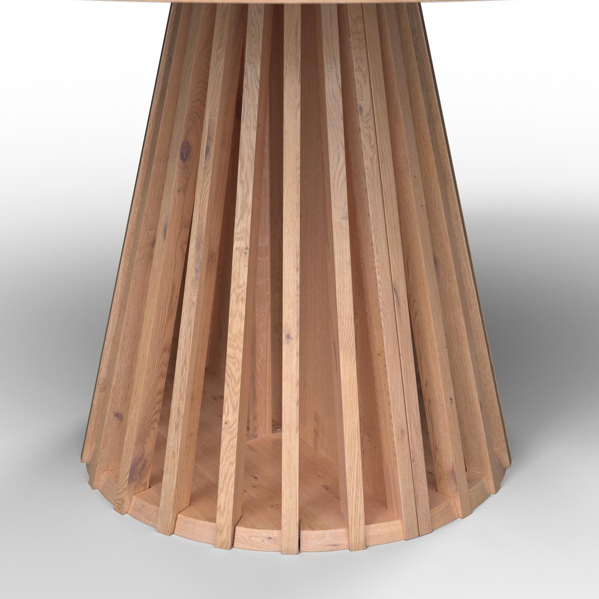 Esstisch ausziehbar Ennio Echtholz furniert/MDF - Eichefarben, MODERN, Holz/Holzwerkstoff (120-160/76/120cm) - Bessagi Home
