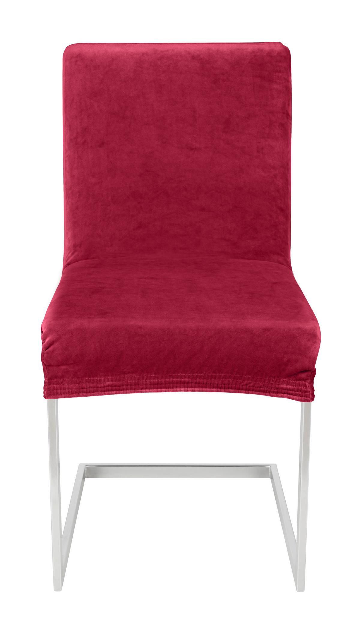 Stuhlhusse Steve Rot - Rot, KONVENTIONELL, Textil (68/48/48cm) - Modern Living