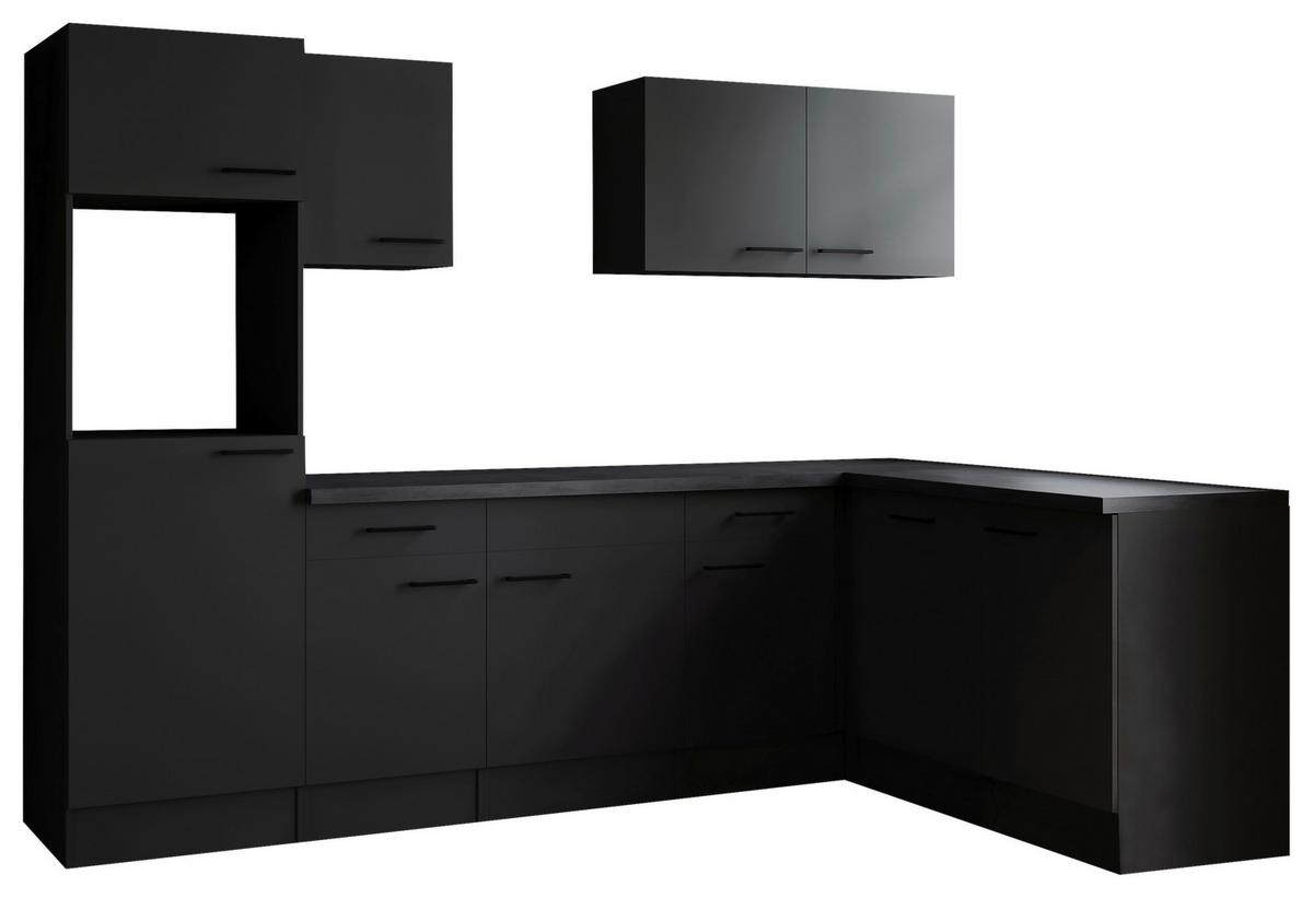 Kotna Kuhinja Brez Aparatov Oliver, 280x172cm - srebrne barve/siva, Design, kovina/leseni material (280/172cm) - Respekta