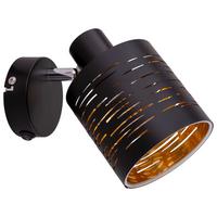 Reflektor 15342-1 Tunno - zlatne boje/crna, Design, metal/plastika (10/13/14,5cm) - Globo