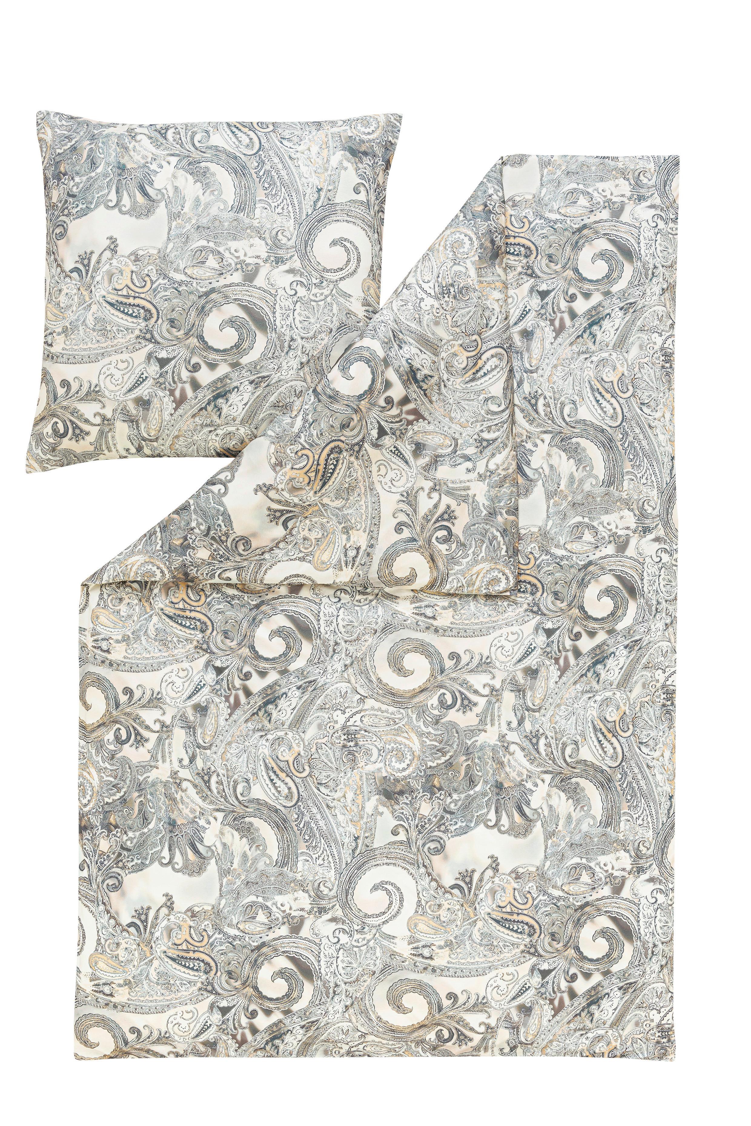 POŚCIEL NELINA - beżowy, Design, tkanina (155/220cm) - Estella