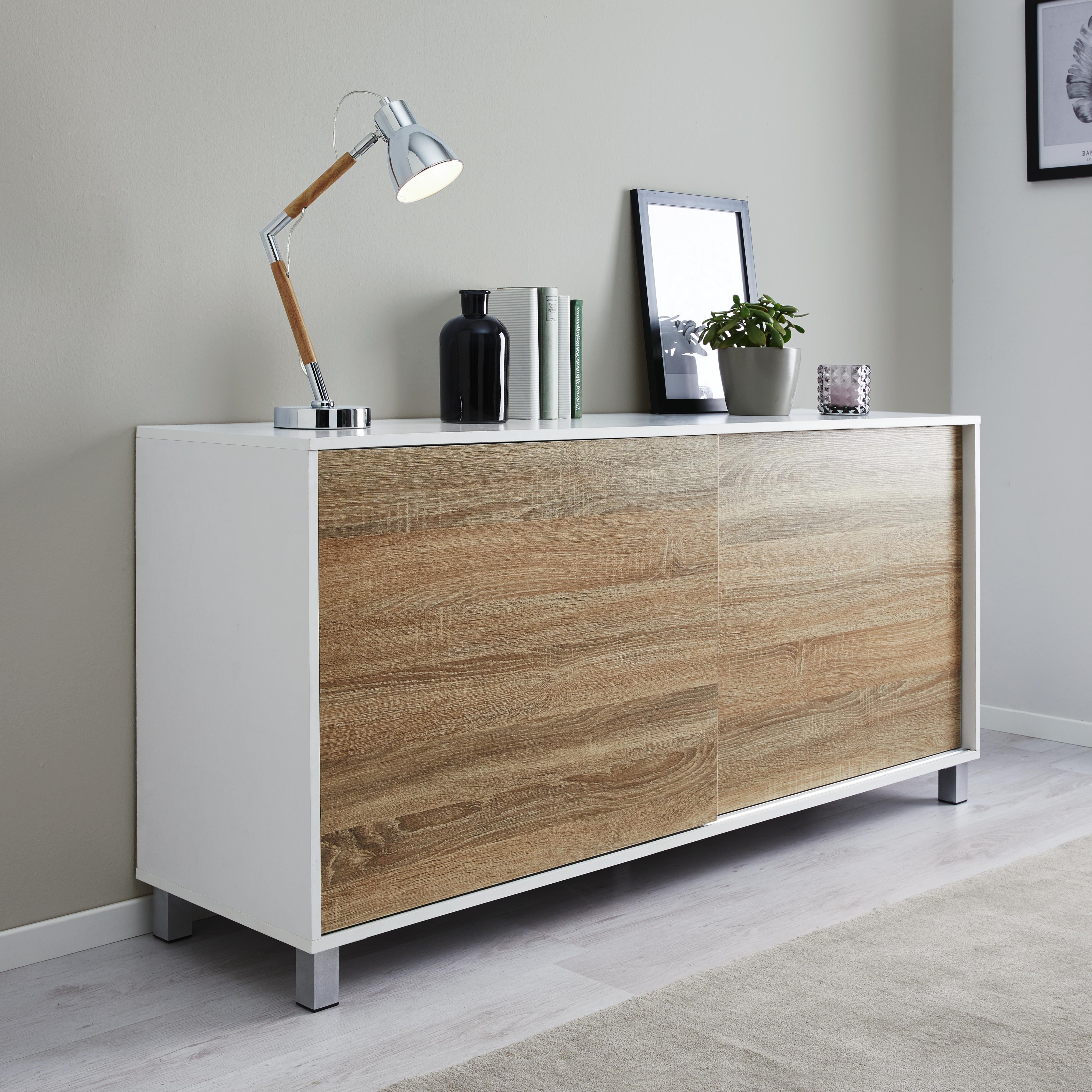 Sideboard In Weiss Und Hellbraun Online Bestellen