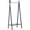 GARDEROBENSTÄNDER NOBLE 5167020 - Schwarz, ROMANTIK / LANDHAUS, Holz (74/180/50cm) - MID.YOU