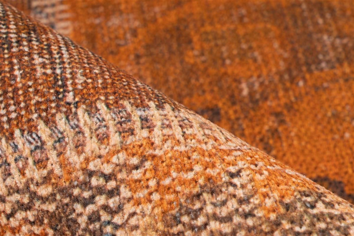 FLACHWEBETEPPICH FAYE 525 GOLD - Goldfarben, Basics, Textil (110/180cm) - Kayoom