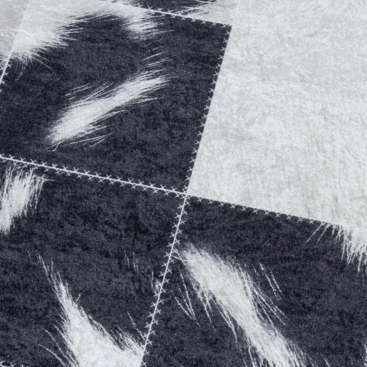 Flachwebeteppich Fiesta Creme/Schwarz ca. 120x170cm - Creme/Schwarz, Design, Textil (120/170cm) - Novel