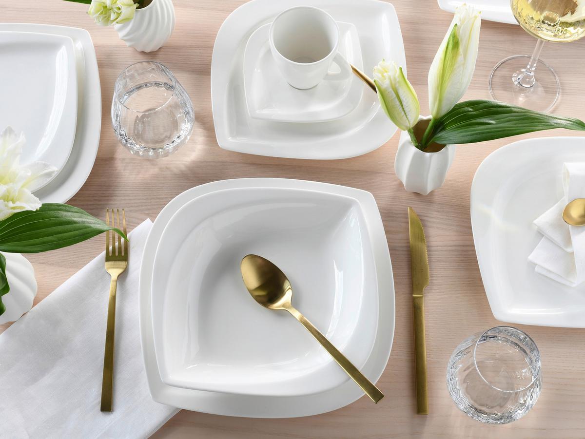 Kombinirani Servis Melbourne Creme, 30-Delni - bela, keramika - Creatable