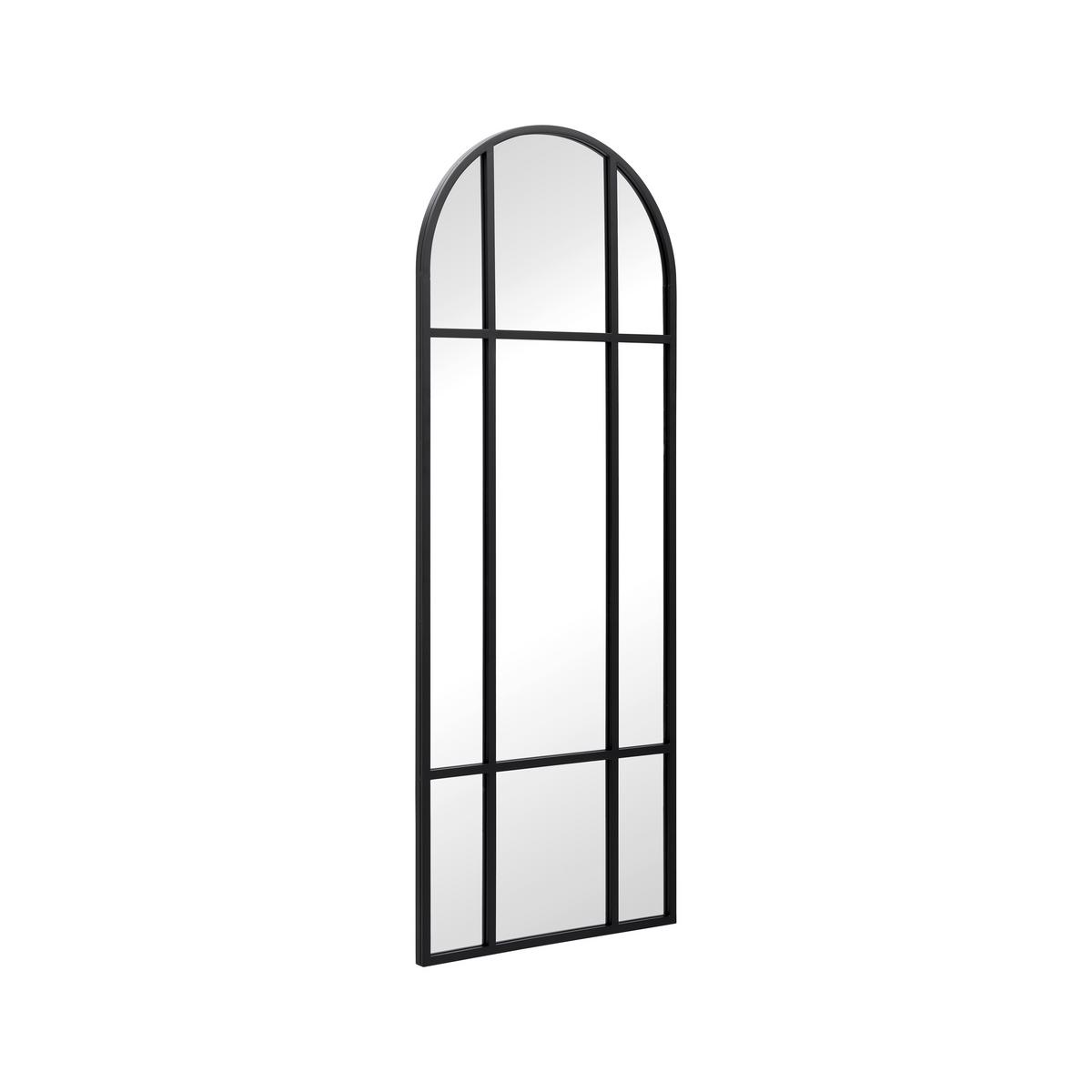 Ogledalo Madon - crna, Moderno, staklo/metal (70/185/3cm) - Bessagi Home