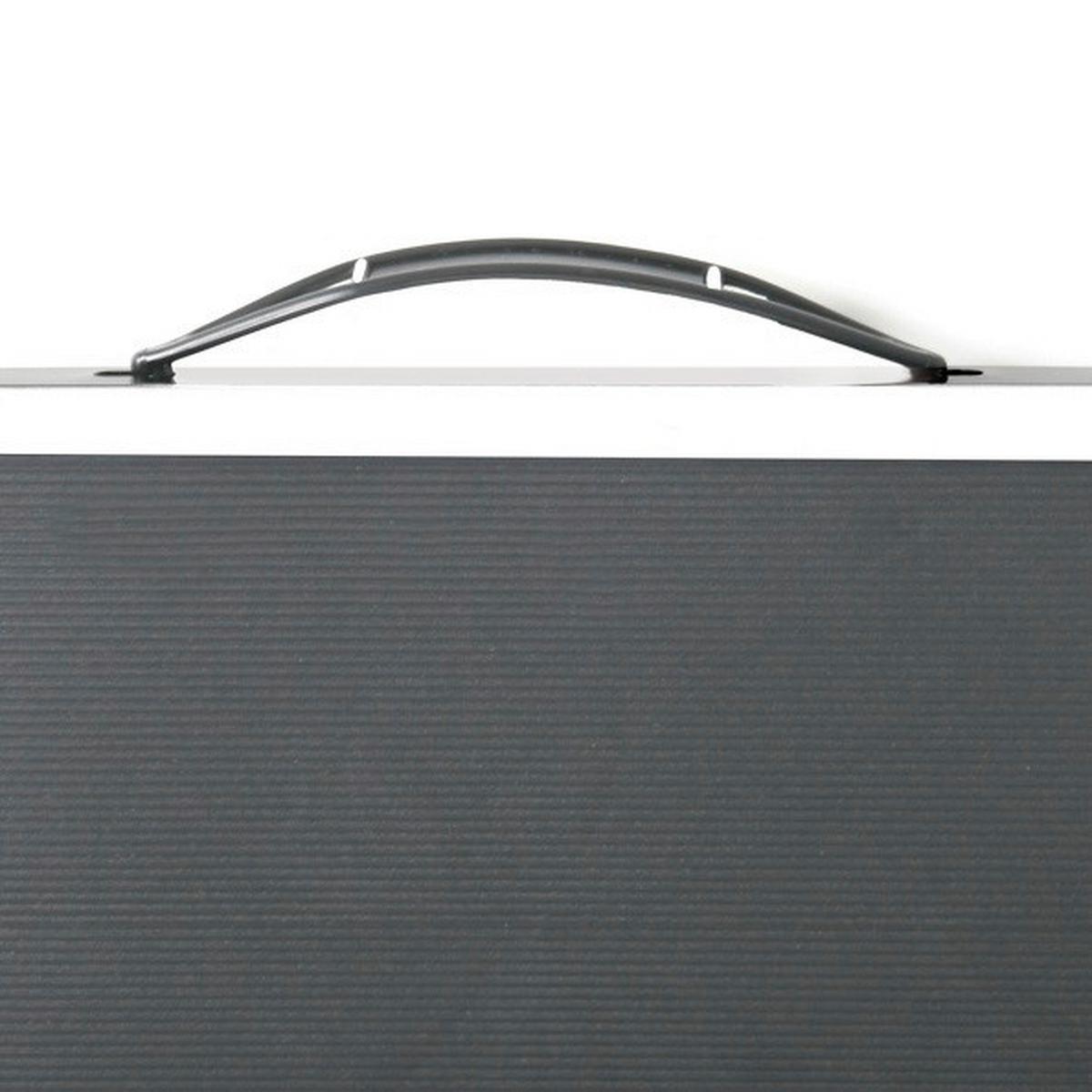 KLAPPTRITTLEITER 130009 - Weiss/Schwarz, Basics, Kunststoff/Metall (49,5/48,5/44,5cm) - Spirella