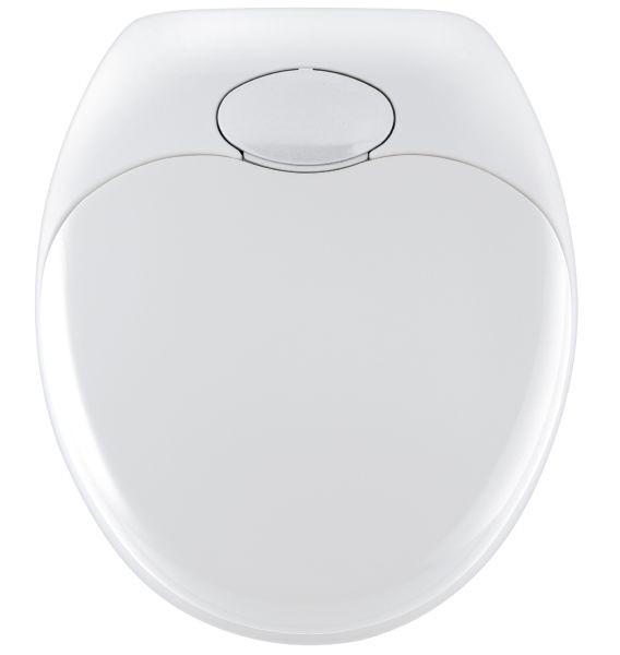 Capac WC Family - alb, Basics, plastic (37,5/44cm) - Wenko