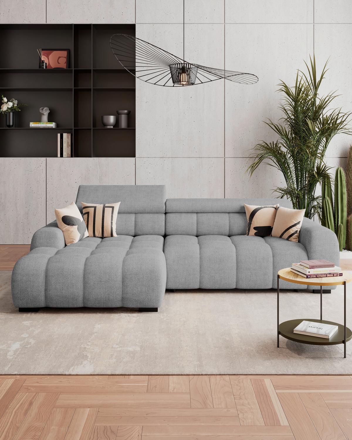 Coltar FARGO S - gri, Trend, textil (168/285cm)