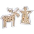 LED-Dekoleuchte Martin Verschiedene Modelle - Holzwerkstoff/Kunststoff (20/20/2,5cm)