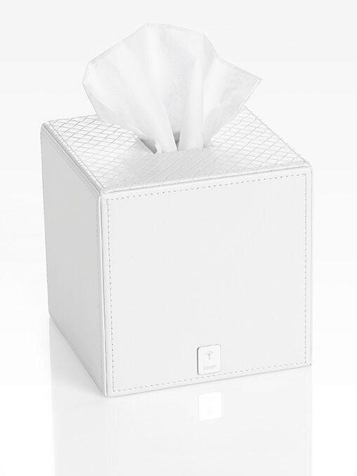 DOZOWNIK RĘCZNIKÓW PAPIEROWYCH JOOP! BATHLINE - biały, Design, tworzywo sztuczne (13,3/13,3/13,3cm) - Joop!