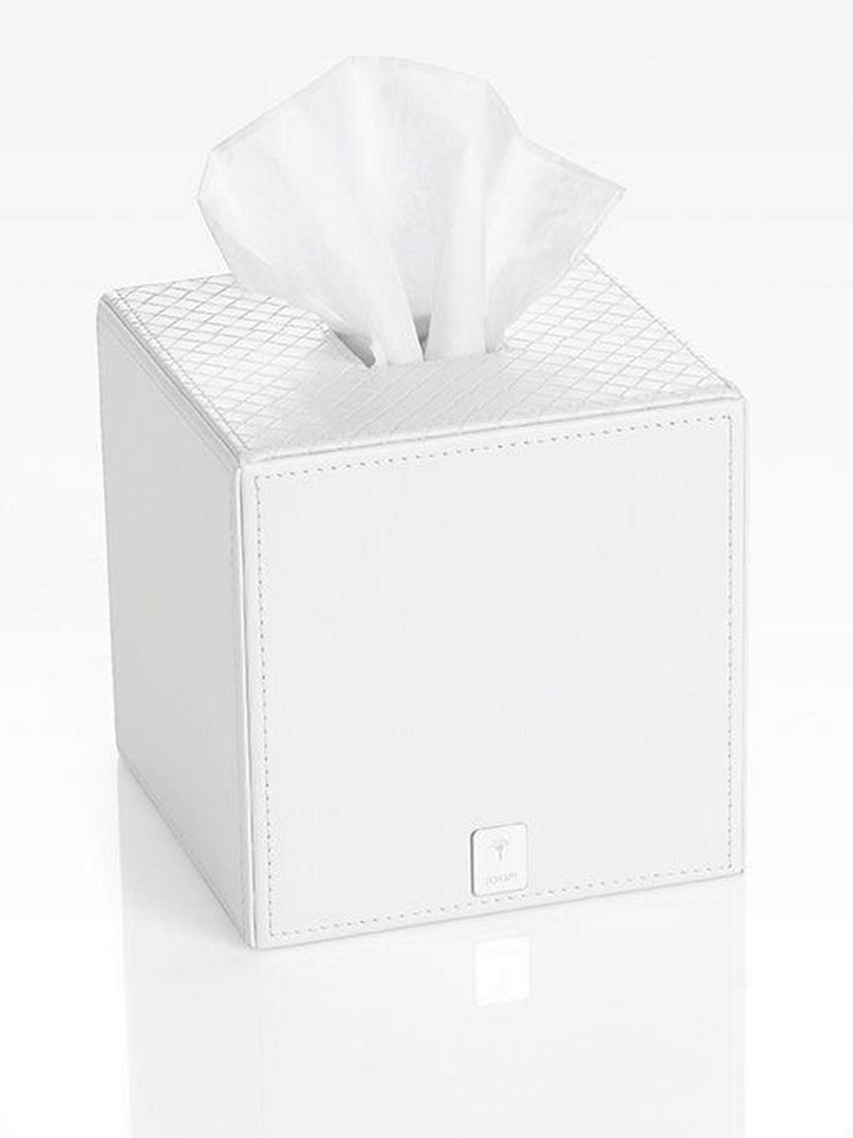 DOZOWNIK RĘCZNIKÓW PAPIEROWYCH JOOP! BATHLINE - biały, Design, tworzywo sztuczne (13,3/13,3/13,3cm) - Joop!
