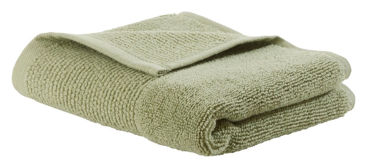 Brisača Za Goste Olivia - svetlo zelena, Konvencionalno, tekstil (30/50cm) - Premium Living