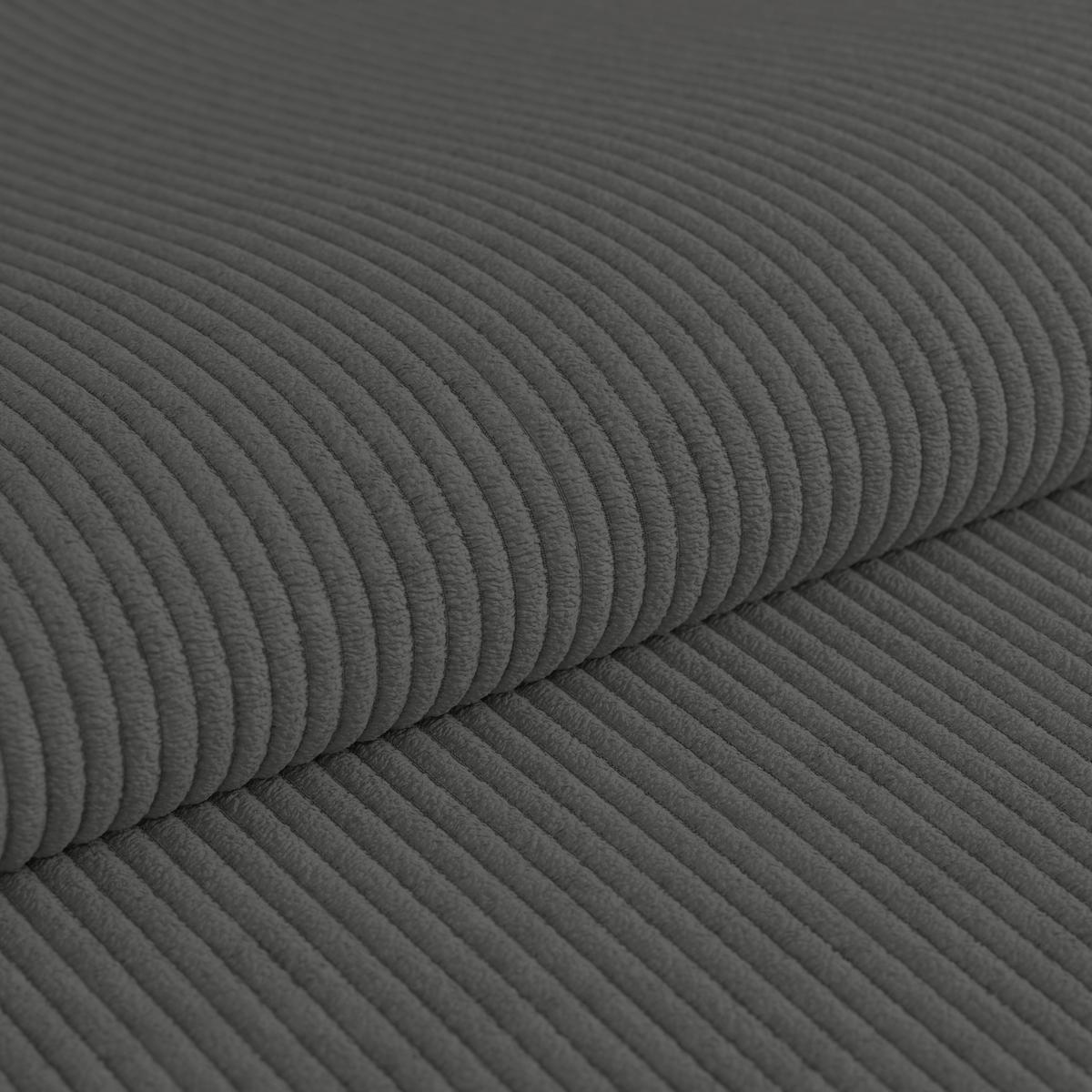 Velika Sofa Savona - antracit, Trend, tekstil (260/77/111cm) - Luca Bessoni