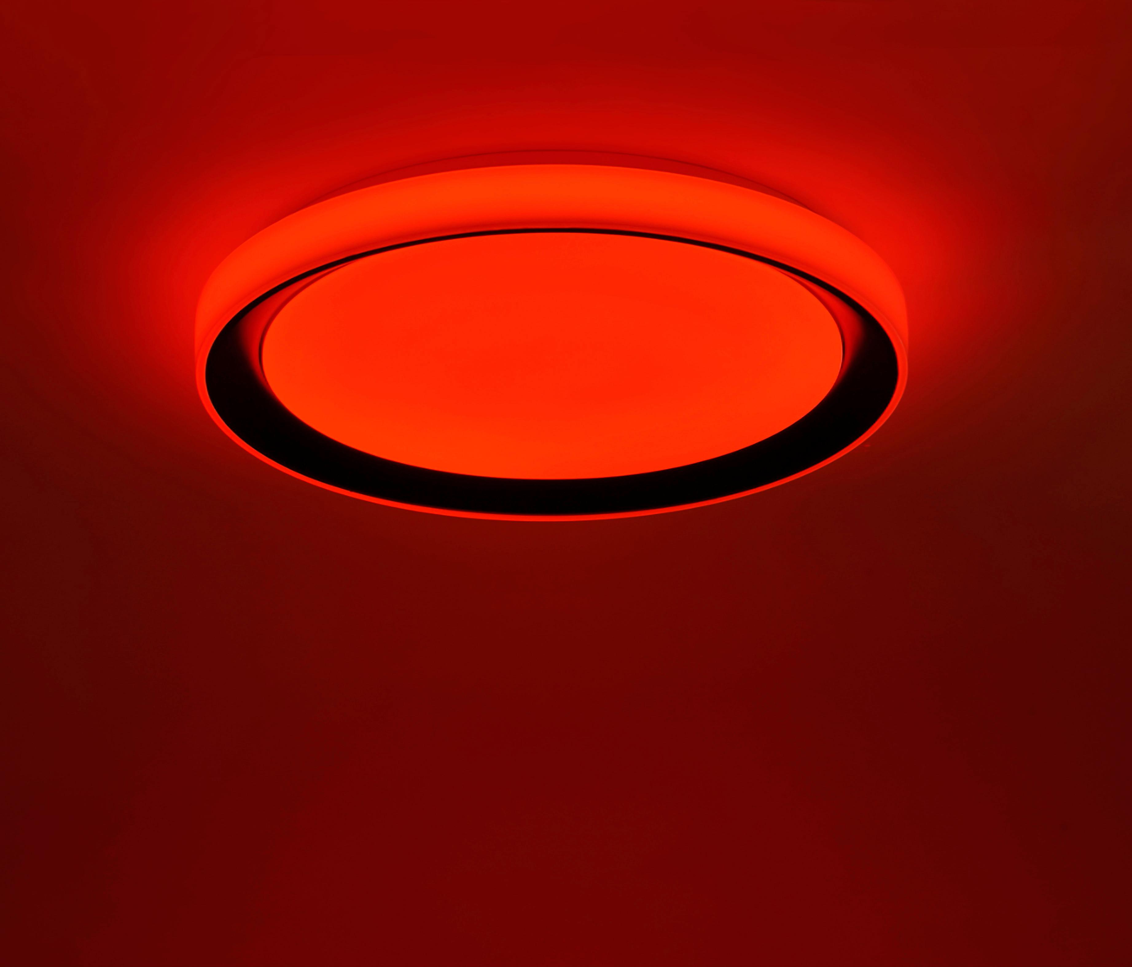 LAMPA SUFITOWA LED 14659-18 LOLASMART-DISC - czarny, Design, tworzywo sztuczne/metal (51/7,5cm)