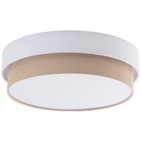 LAMPA SUFITOWA NOEMI - beżowy/biały, Modern, tworzywo sztuczne/metal (45/13cm) - Novel