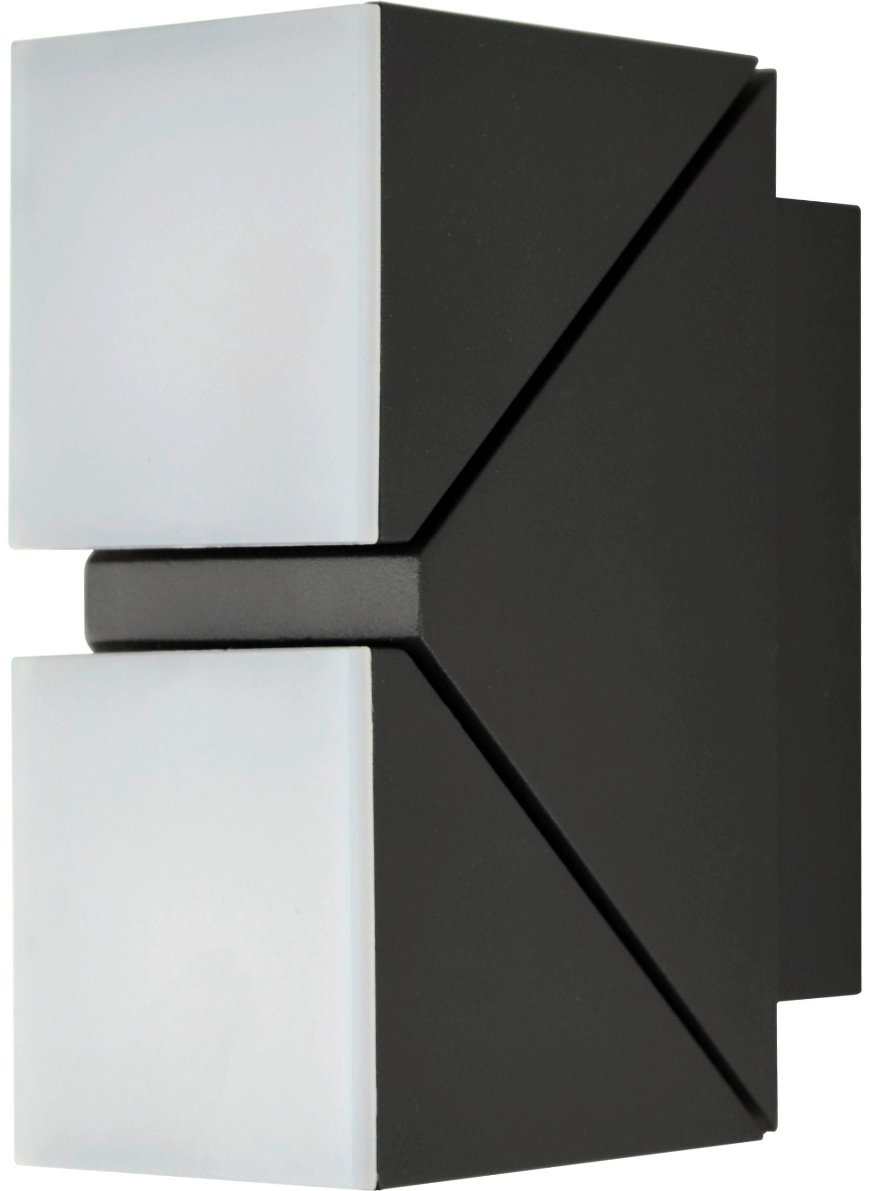 Außenwandleuchte Lyra Anthrazit max. 12 Watt - Anthrazit, Design, Kunststoff/Metall (6,2/15,6/8,3cm)