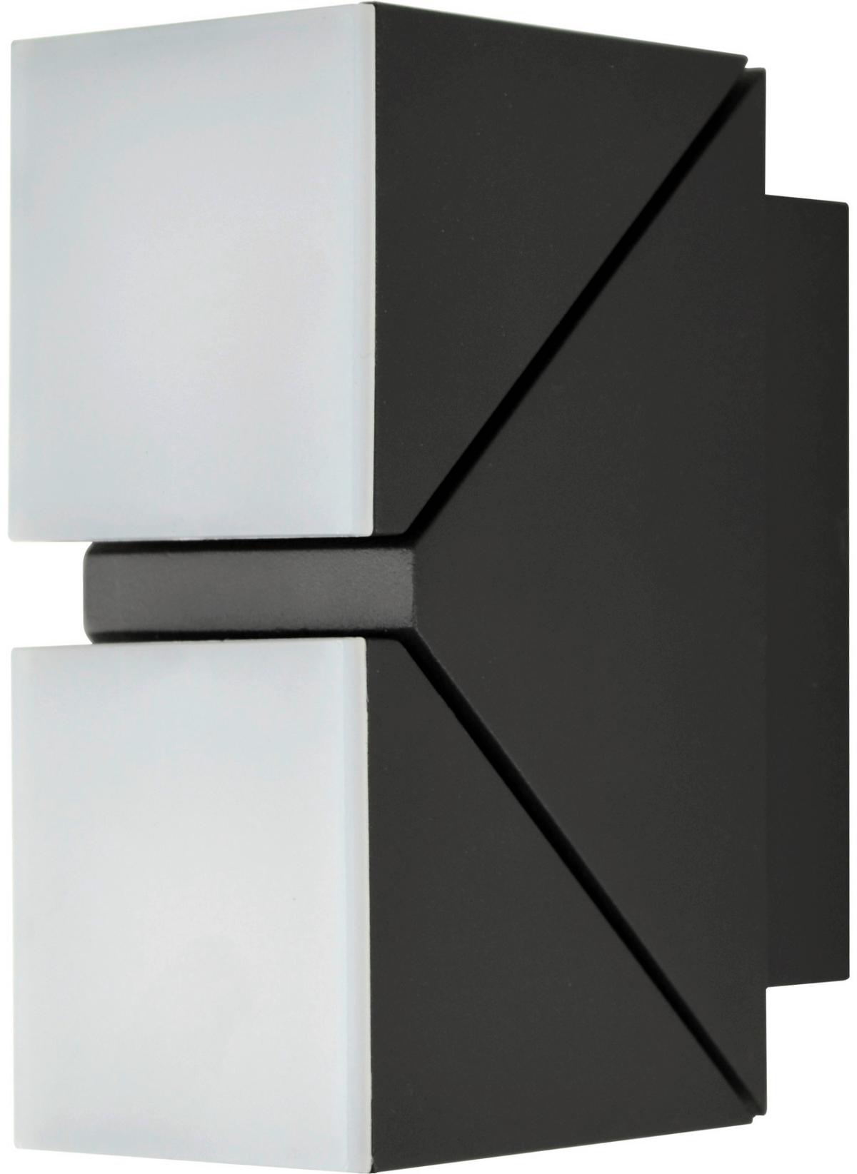 Außenwandleuchte Lyra Anthrazit max. 12 Watt - Anthrazit, Design, Kunststoff/Metall (6,2/15,6/8,3cm)